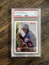 1995 Bowman Vladimir Guerrero #90 (RC) Rookie Card PSA 9. rookie card picture