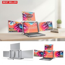 Laptop Screen Extender 14 Inch Quad Monitor Portable 1080P IPS USB-C