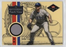 2001 Fleer Platinum National Patch Time John Olerud (Platinum RC) Patch 1ep3