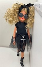OOAK Rerooted & Repainted Vintage Sindy Doll as Madonna & Outfit in Ash Blonde 