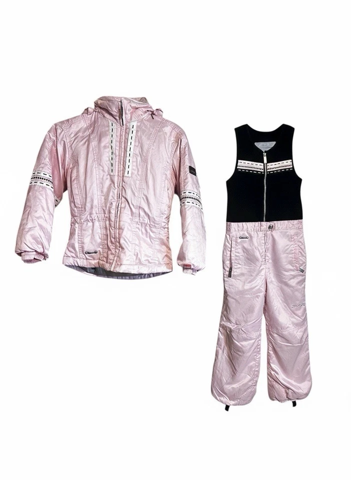 De colección 2004 Spyder Girl 2 Piezas Chaqueta de Esquí Babero Pantalones Rosa Traje de Nieve Invierno 7 Foto 2 de 4