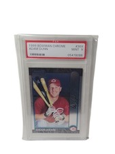 🔥1999 Bowman Chrome Gold  Adam Dunn #369 Rookie RC PSA 9 Mint Reds Great 