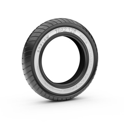 SoFlow TIRE REFLECTIVE 10 Zoll Ersatzreifen Gummi Reflektierend Reifenwechsel