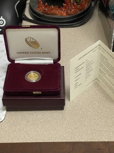 2018-W American Gold Eagle 1/10 oz Proof — photo from the most recent tracked eBay sale