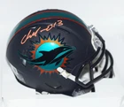 DAN MARINO Signed Miami Dolphins RIVALRY Black Mini Helmet BECKETT COA 4W677170