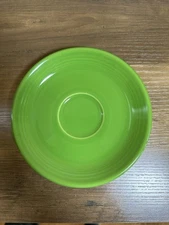 Fiesta Shamrock GREEN Homer Laughlin Saucer for Flat Cup - Fiestaware