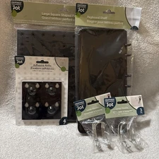 Creatively Organized by Jot-Pegboard, Shelf, Adhesive Rinks & 2 Packs Loop Hooks