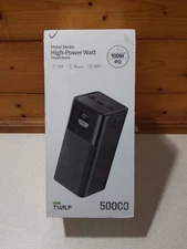 New Sealed Metal Series High-Power Watt Power Bank 100w 50000mAh Free Shipping!!