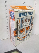 cereal box 1947 WHEATIES space robot monster halloween mask cut out premium