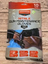 Birchwood Casey Nitrile Field Dressing Gloves Color Blue Sm/Med 10 Pk New (137)