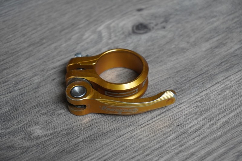 Hope Seatpost Clamp 31.8 Gold Quick Release QR Seat Post