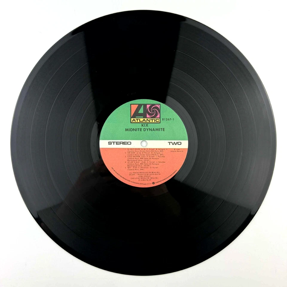 Kix Midnite Dynamite vinyl record LP 80s Classic Rock OG Heavy Metal 1985 EX - Image 4 of 4