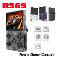 R36S Retro Handheld Video Game Console 64/128GB 20000 Games 3.5 Inch IPS Screen