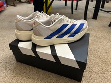 Adidas Men's Adizero Evo SL Running U.S. Size 11.5 - White Royal Blue Gum