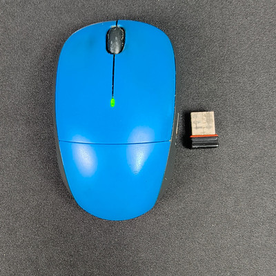 Logitech M215 Wireless Mouse Blue M-R0013 with Receiver Last Used Working