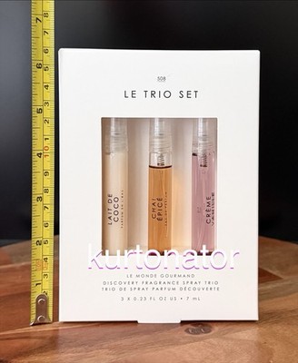 Parfum du monde 3本セット Le Monde Gourmand Le Trio Set Discovery Travel Spray 7 ml Coco