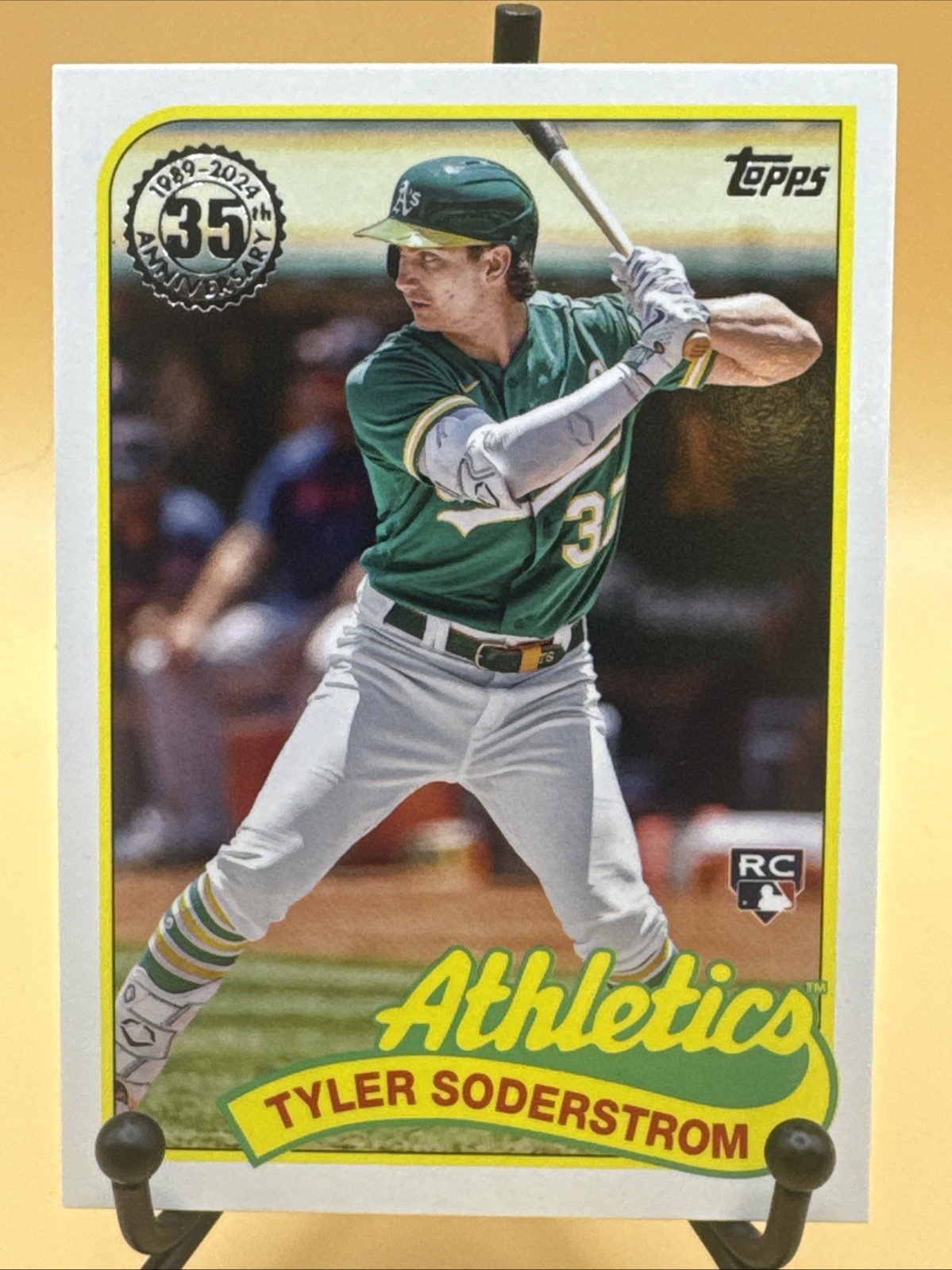 2024 Topps 1989 Topps Anniversary Tyler Soderstrom #89B-100 (RC) Athletics