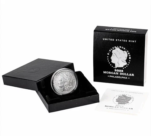 2023 Morgan UNC Silver Dollar $1 Philadelphia OGP w/COA~ PRISTINE SPECIMEN ~