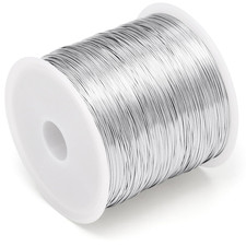328Ft 0.4MM Jewelry Wire, 26 Gauge Tarnish Resistant Beading Wire for Jewelry Ma