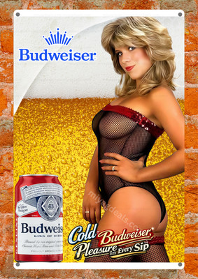King Of Beers Samantha Fox Metal Sign Beer Poster Mancave Bar Decor Read Des