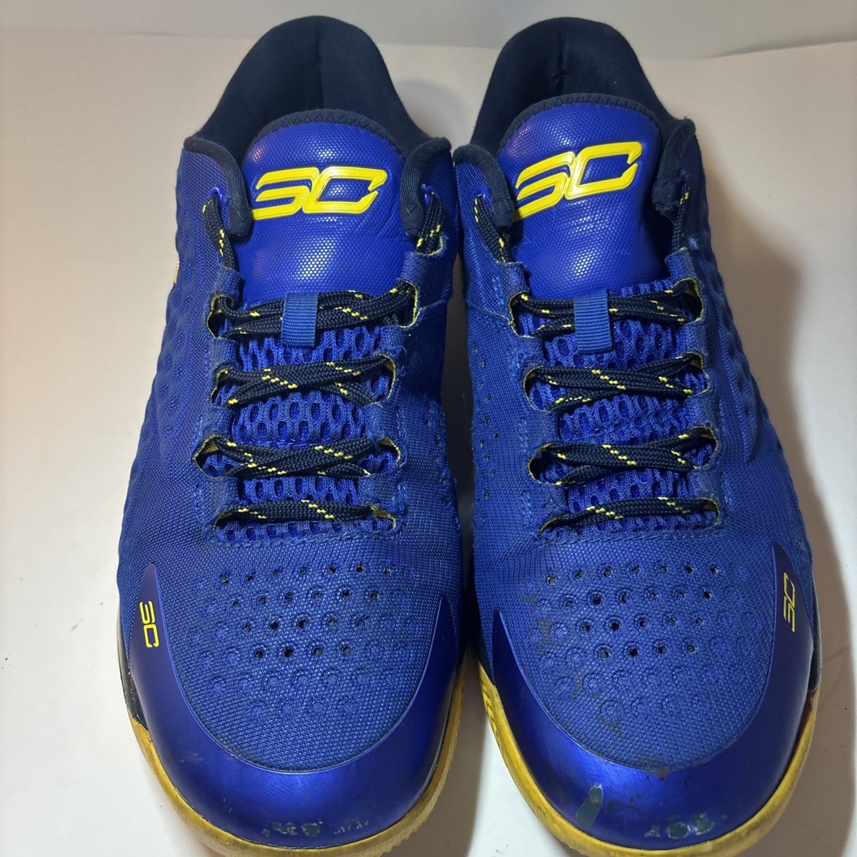 Under Armour Mens 11 Curry 1 Low 1269048-400 Blue Running  display picture 2