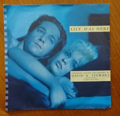 DAVID A. STEWARD-AND CANDY DULFER--LILY WAS HERE--1989-P/S7'' VINYL SINGLE--VG+