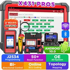 2026 LAUNCH X431 PRO 5 dispositivo diagnostico professionale per auto OBD2 J2534 ECU programmatore IMMO