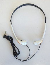 Sony Mdr-w014 Headphones Lightweight Headband Adjustable White