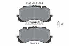 2618601 Textar Front Brake Pad Set Fits Bentley Bentayga