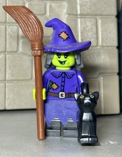 Lego Wacky Witch CMF Series 14 Broom, Cat 13786pb03 Minifigure col214 71010