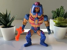 VINTAGE MOTU MAN-E-FACES He-Man Masters of the Universe COMPLETE SeeDescription