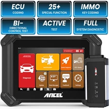 Ancel V6 PRO+ Bidirectional Scanner OBD2 All System Diagnostic Tool Key Coding