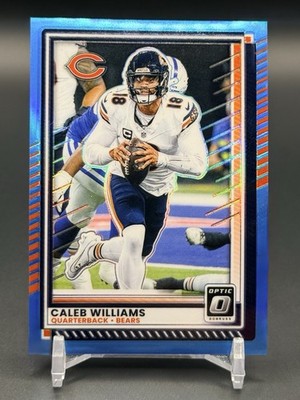 Panini 2025 Donruss Optic Caleb Williams #8 Chicago Bears Blue Prizm /399