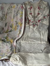 Embroidered Lawn Suit Salwar Kameez Inspired By Maria B