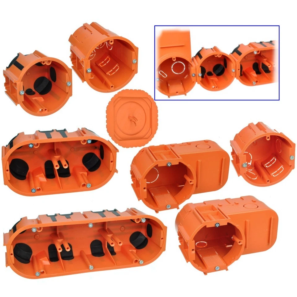 PAWBOL S.A. Unterputzdose Schalterdose Geräte winddicht Elektronikdose anreihbar