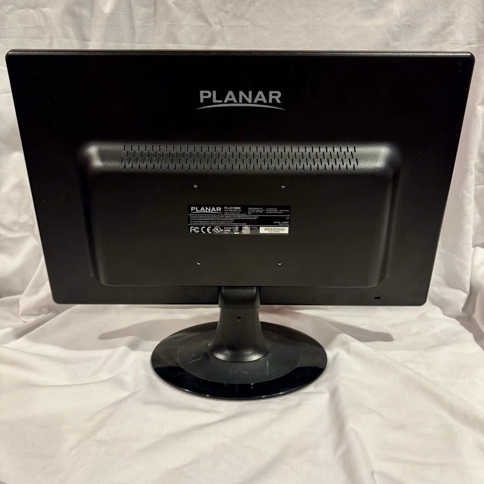 Planar PLL2210MW 22 in Widescreen Black LCD Monitor 1920x1080 22024F8 TESTED - Image 3 of 4