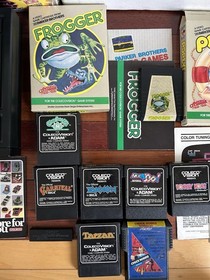 ColecoVision Console 1982 Complete In Box CIB With 10 Games Donkey Kong, Mr. Do