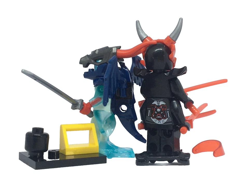 Lego Spectral Dragonian Ghost Wings Limited Edition Ninjago + Mr. E Oni Mask Red - Imagen 2 de 4