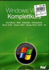 Grundkurs Word 2007, Excel 2007, Power Point 2007 u.a. NEU & OVP Vista/XP CD-ROM