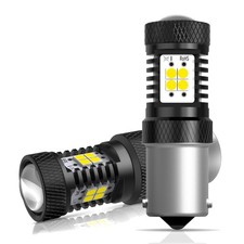 2pcs Super Bright White 1156 RV Trailer 14-SMD LED 7506 Interior Light Bulbs US