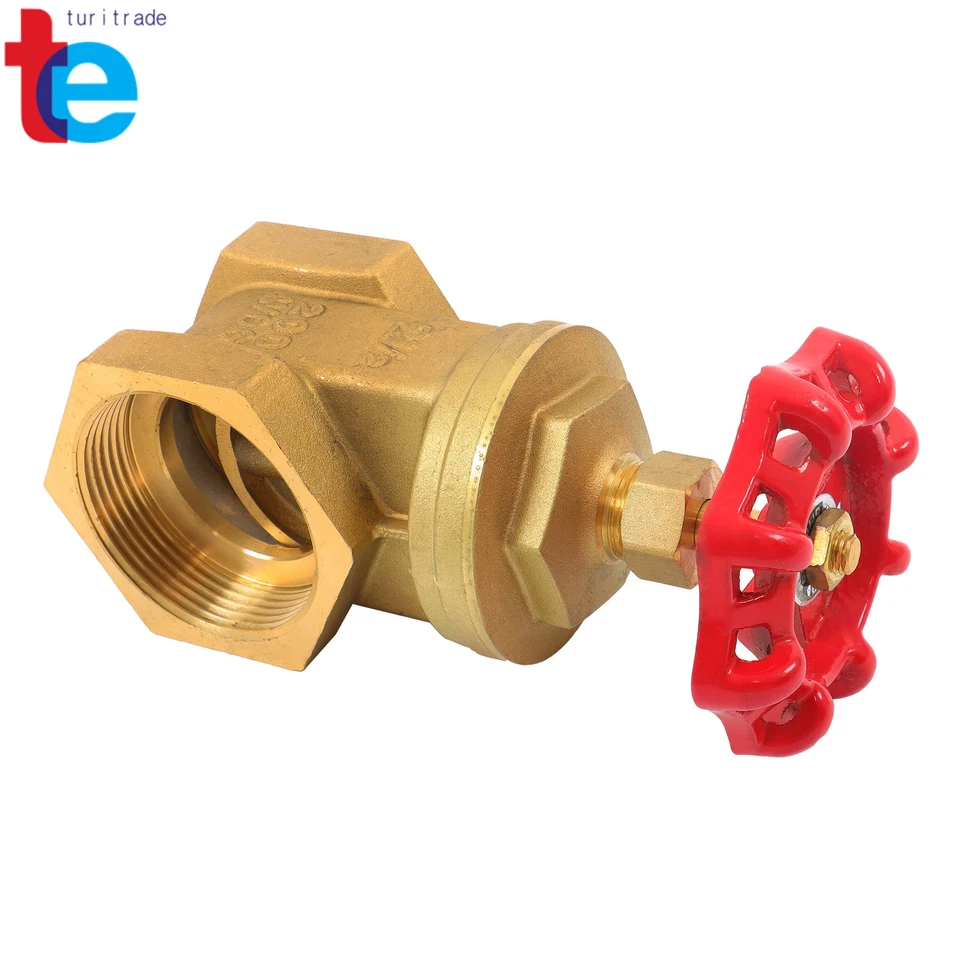 Industrial Brass Gate Valve 2-1/2" DN65 Female NPT for Water Meter & Air Switch - Image 4 of 4