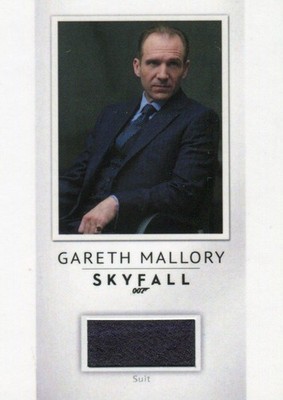 James Bond Archives Spectre Gareth Mallory Relic Costume Card PR20 #047/200