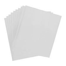 11.4"x8.3" Hot Foil Paper Hot Stamping Transfer Paper Sheet of 10 Matte Silver