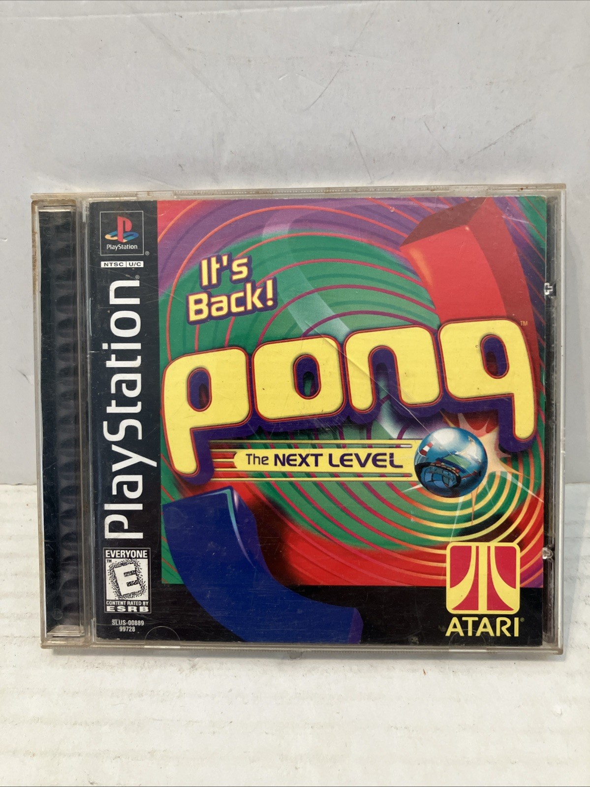 Pong: The Next Level (Sony PlayStation 1, 1999) CIB Complete & Tested PS1