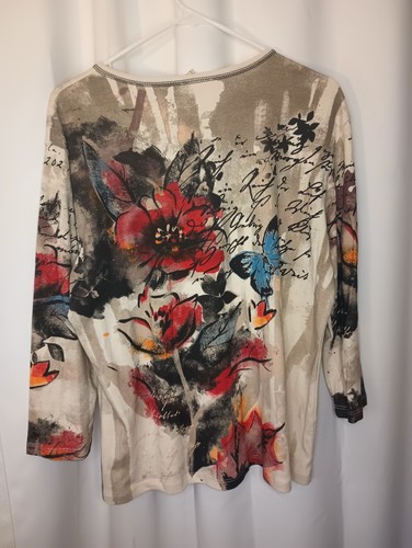 Top Jess Jane Garden Life XL farfalla strass Artsy Y2K Fairy Grunge - Foto 3 di 7