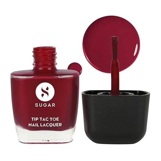 SUGAR Cosmetics Tip Tac Toe Nail Lacquer Classic | Long-lasting, 100% Chip-resis