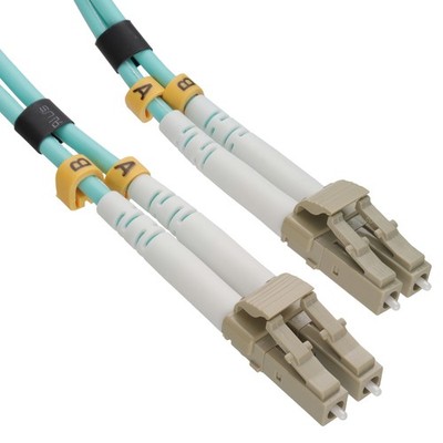 2m OM3 Aqua Glasfaser LC LC Duplex MM 50 125 Patch LSZH Kabel [006482]
