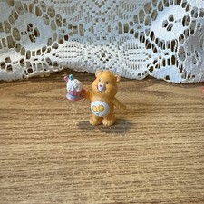 PVC Miniature Figurine Of Friend Bear Care Bear With Pink Figure Float 1980s