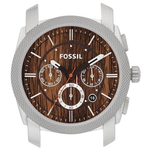 BROWN WOOD GRAIN CHRONO DIAL ONLY WATCH 