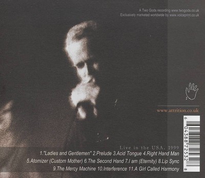 ATTRITION HERETIC ANGELS [LIVE IN THE USA] NEW CD